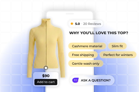 AI Product Summary Widget